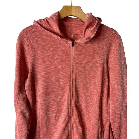 Kuhl Moongazer Full-Zip Lightweight Tencel Hoodie Top Jacket Hibiscus X-Small - Picture 6 of 13